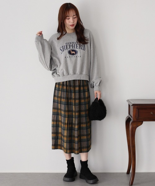 BLUEEAST（ブルーイースト） スカート プリーツチェックスカート