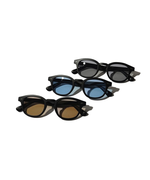 「Subciety」 サングラス FREE ブラック×ブルー メンズ_画像5