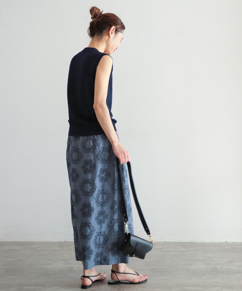 「NOMBRE IMPAIR」 スカート FREE ブルー レディース_画像3