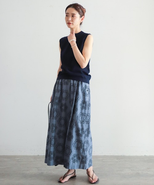 「NOMBRE IMPAIR」 スカート FREE ブルー レディース_画像4