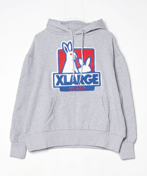 FR2 プルオーバーパーカー「XLARGEコラボ」 M グレー メンズ