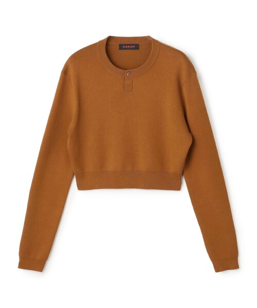 CABaN（キャバン） ニット セーター コットンカシミヤ ヘンリーネック