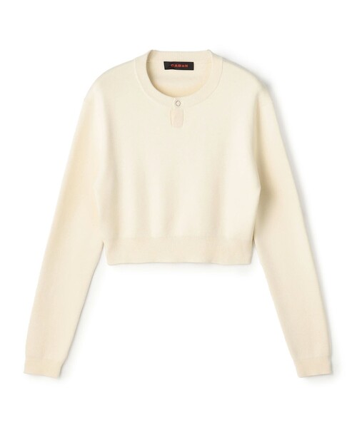 CABaN（キャバン） ニット セーター コットンカシミヤ ヘンリーネック