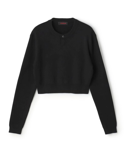 CABaN（キャバン） ニット セーター コットンカシミヤ ヘンリーネック