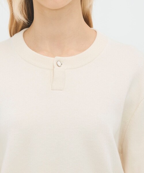 CABaN（キャバン） ニット セーター コットンカシミヤ ヘンリーネック