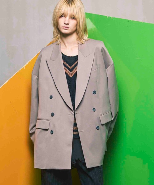 MAISON SPECIAL ブラウン テーラードジャケット 02 MAISON SPECIAL（メゾンスペシャル） テーラードジャケット 2 ブラウン