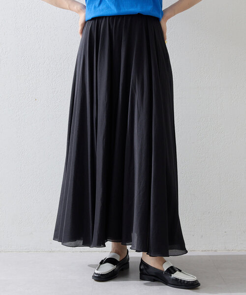 「Whim Gazette」 フレアスカート FREE ブラック レディース_画像2