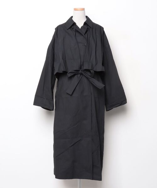 GALLARDAGALANTE（ガリャルダガランテ） トレンチコート FREE ブラック