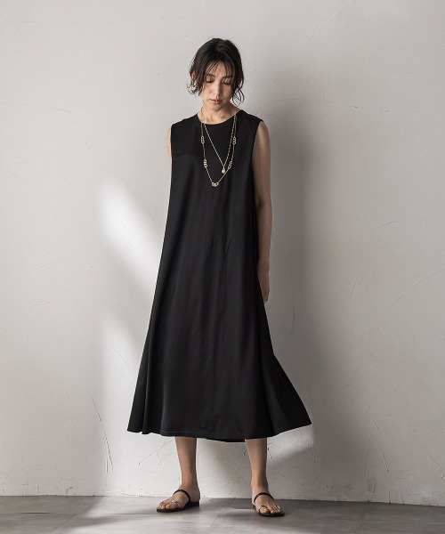 「MAYSON GREY」 ノースリーブワンピース M ブルー レディース_画像7