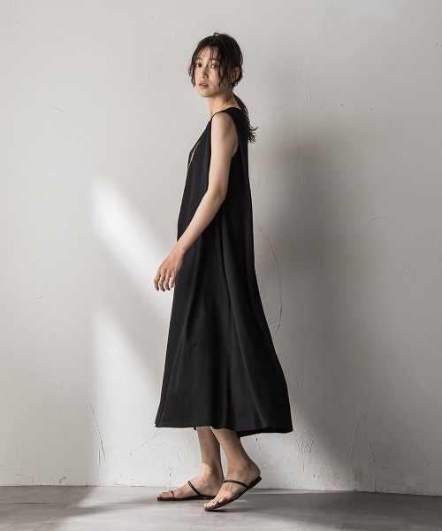 「MAYSON GREY」 ノースリーブワンピース M ブルー レディース_画像8