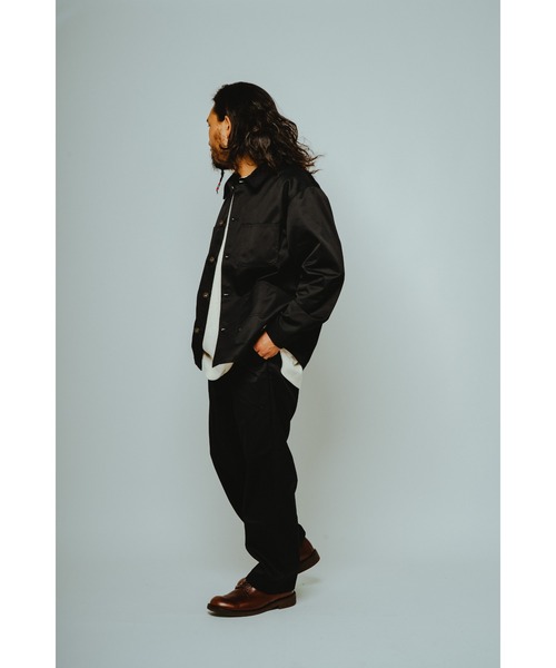 BIG MIKE ストライプ カバーオール Mセットアップ BIG MIKE（ビッグマイク）の「【セットアップ可】<BIG MIKE