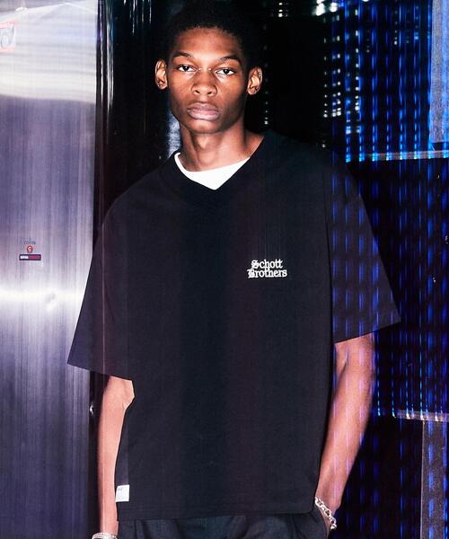 Schott N.Y.C（ショット） tシャツ Schott/ショット/B.S. V NECK T