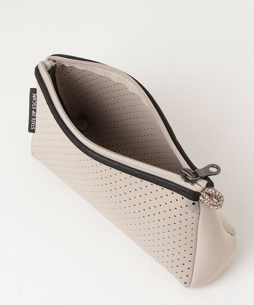 「STATE OF ESCAPE」 ポーチ - ベージュ レディース_画像4