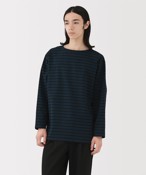 無印良品（MUJI） 7分袖Tシャツ S ネイビー メンズ : ZOZOTOWN Yahoo