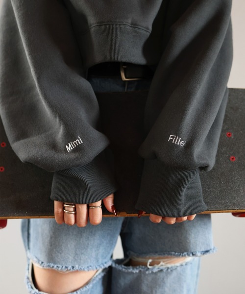 「Mili affinity」 スウェットカットソー FREE オートミール レディース_画像8