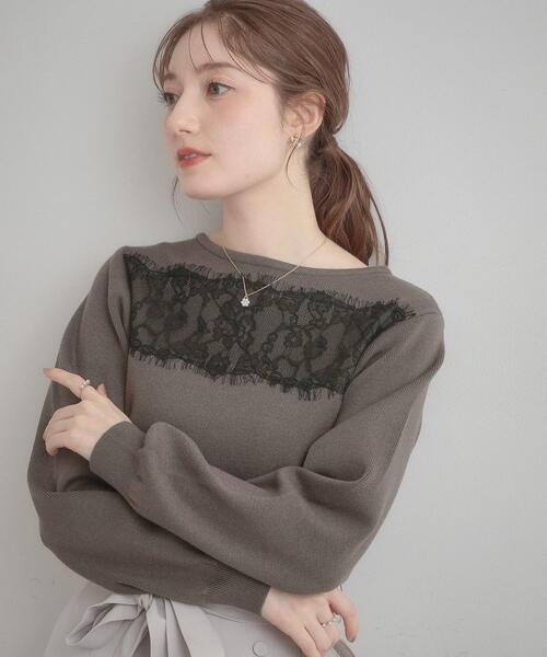 Couture Brooch（クチュール ブローチ） ニット セーター 「洗える