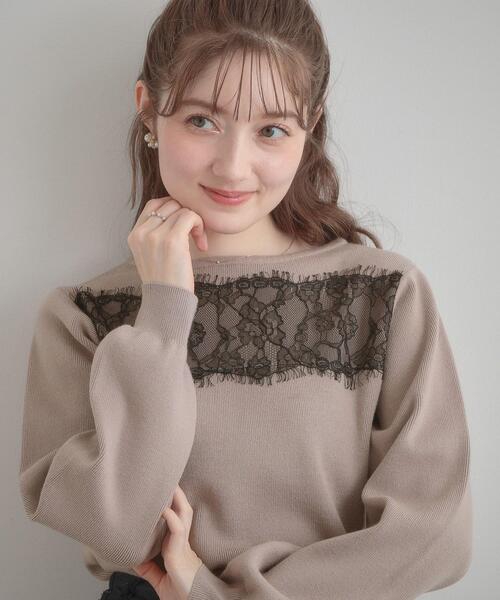 Couture Brooch（クチュール ブローチ） ニット セーター 「洗える