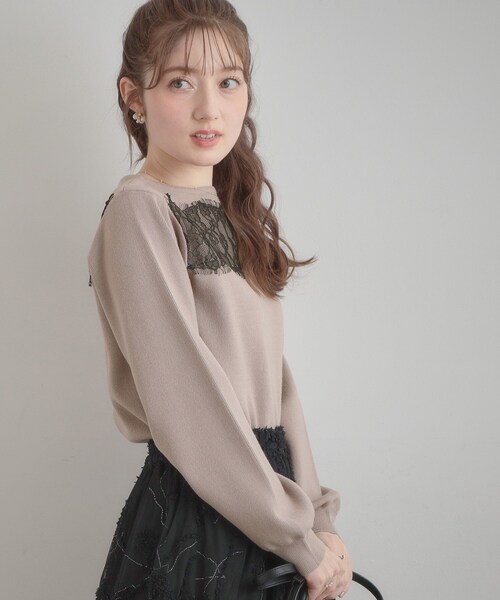 Couture Brooch（クチュール ブローチ） ニット セーター 「洗える