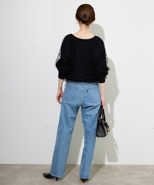 SLOBE IENA（スローブイエナ） デニムパンツ 38 ブラック レディース