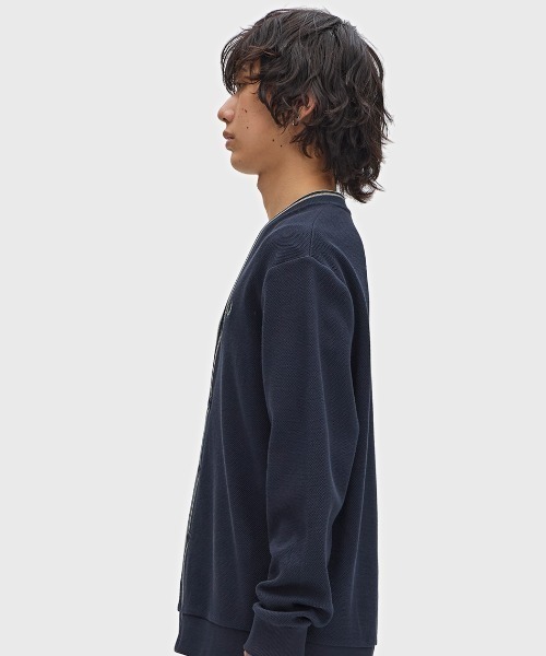 FRED PERRY（フレッドペリー） カーディガン Tipped Pique Texture