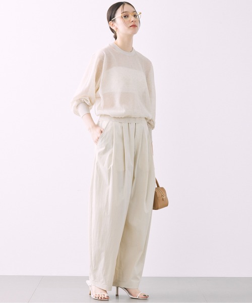 「BABYLONE」 長袖ニット フリー アイボリー レディース_画像3