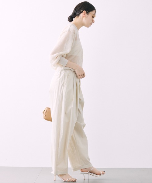 「BABYLONE」 長袖ニット フリー アイボリー レディース_画像4