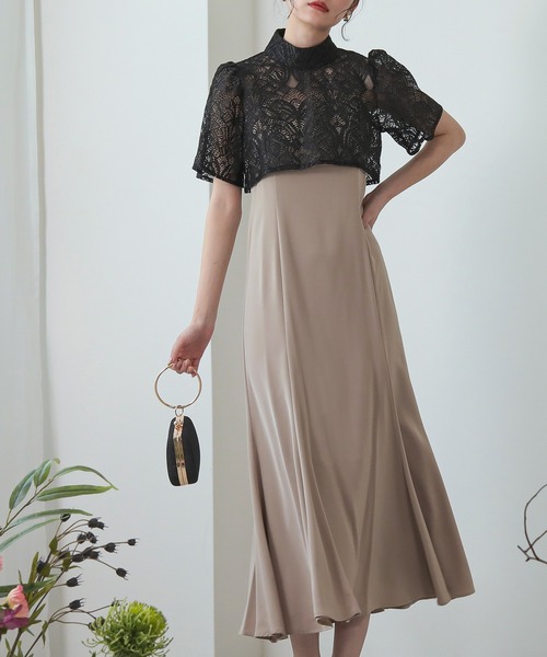 「Kana」 コンビワンピース M ブラウン レディース_画像6