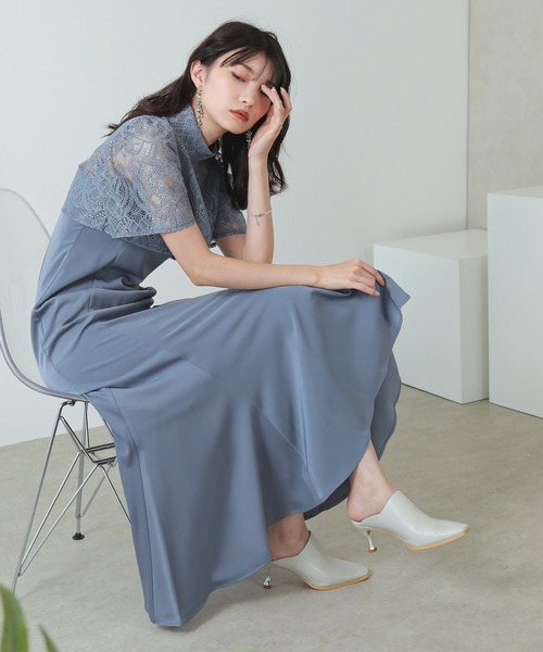 「Kana」 コンビワンピース M ブラウン レディース_画像8