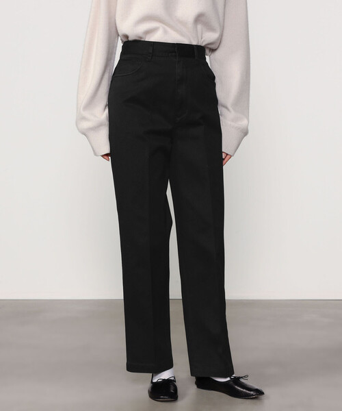 「FARAH」 チノパンツ 26 ブラック レディース_画像3