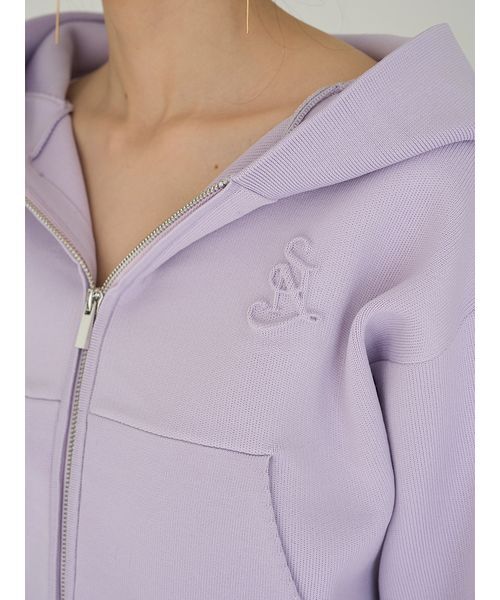 SNIDEL（スナイデル） パーカー ショートニットパーカー レディース