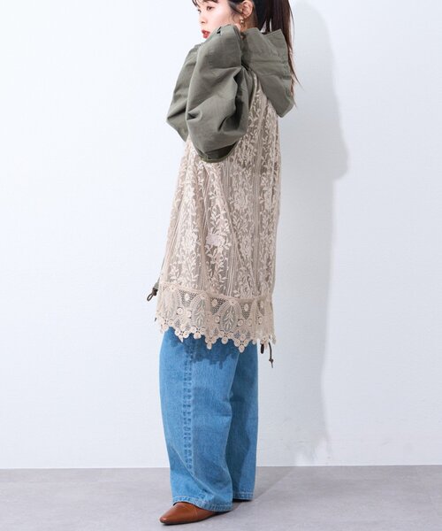 etsinta（エシンタ） コート アウター 「etsinta」レースベスト付