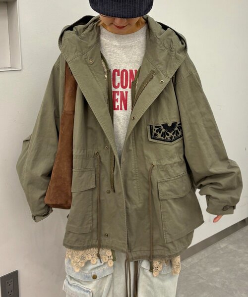 etsinta（エシンタ） コート アウター 「etsinta」レースベスト付