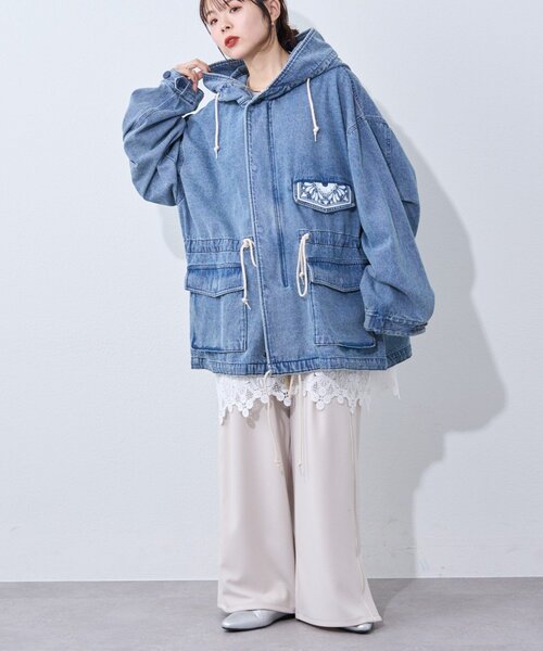 etsinta（エシンタ） コート アウター 「etsinta」レースベスト付