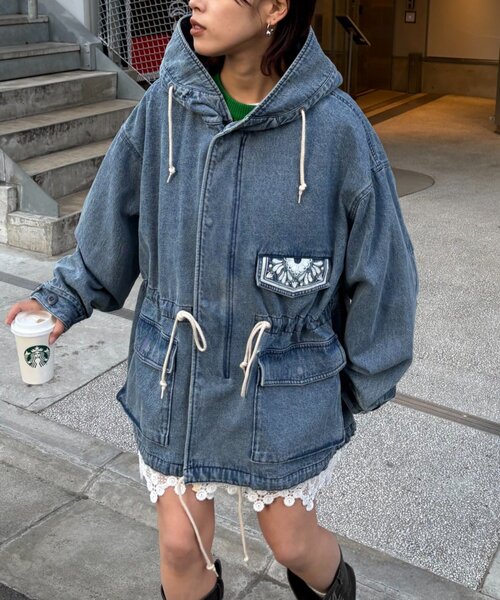 etsinta（エシンタ） コート アウター 「etsinta」レースベスト付