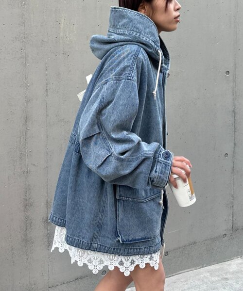 etsinta（エシンタ） コート アウター 「etsinta」レースベスト付