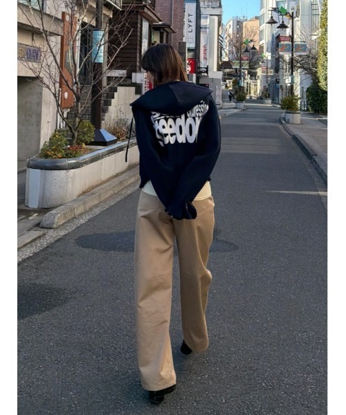 THROW by SLY スラックス パンツ J/W ADJUST CURVE TWILL PT ジャスト