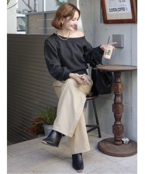 THROW by SLY スラックス パンツ J/W ADJUST CURVE TWILL PT ジャスト