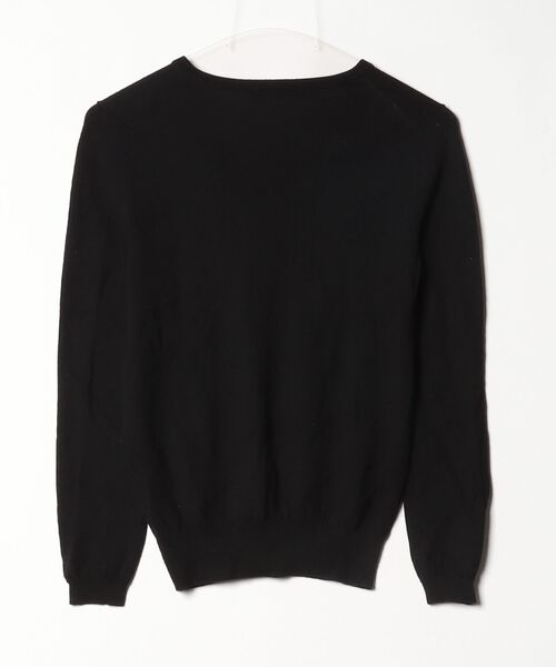 「MACPHEE」 長袖ニット S ブラック レディース_画像2