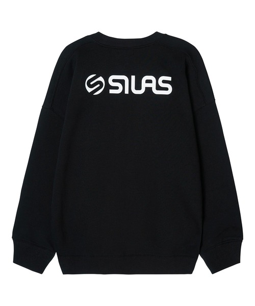 「SILAS」 スウェットカットソー LARGE ライトブルー メンズ_画像2