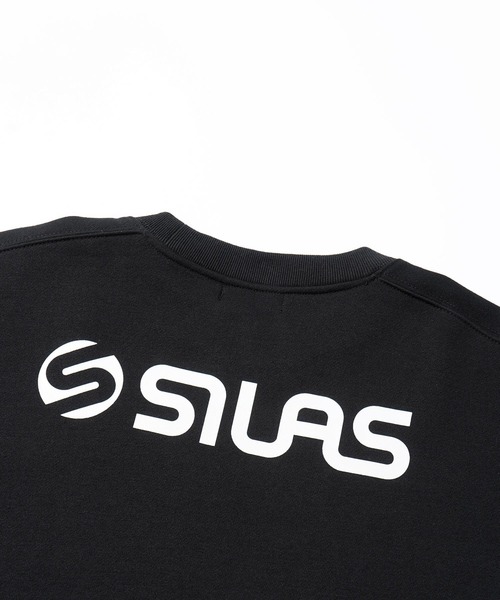「SILAS」 スウェットカットソー LARGE ライトブルー メンズ_画像8