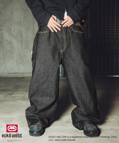 ecko unltd. ジーンズ ECKO UNLTD./別注ワイドペインターデニム メンズ ecko unltd. ジーンズ ECKO UNLTD./別注ワイドペインターデニム メンズ