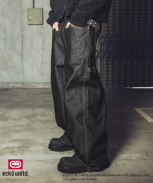 ecko unltd. ジーンズ ECKO UNLTD./別注ワイドペインターデニム メンズ