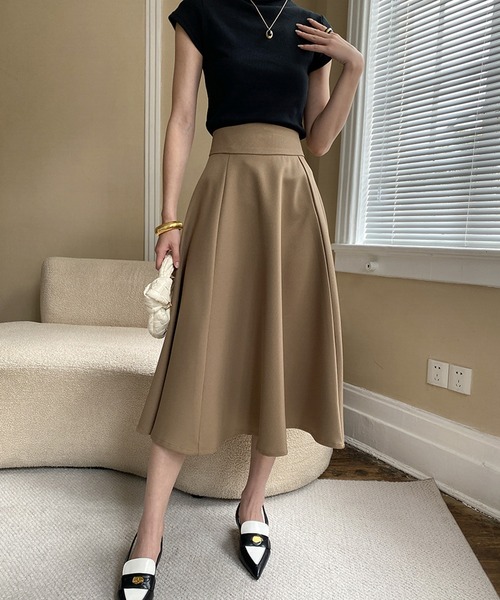 「BANICO」 ロングスカート LARGE チョコ レディース_画像8