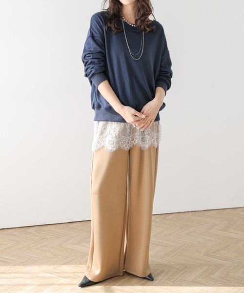 スカート ヘムレイヤード スカラップレース : ZOZOTOWN Yahoo!店