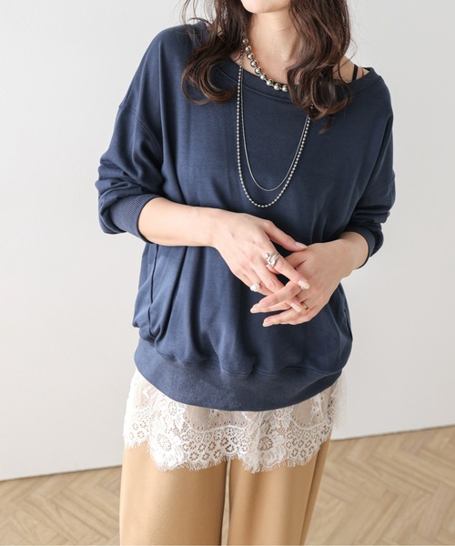 スカート ヘムレイヤード スカラップレース : ZOZOTOWN Yahoo!店