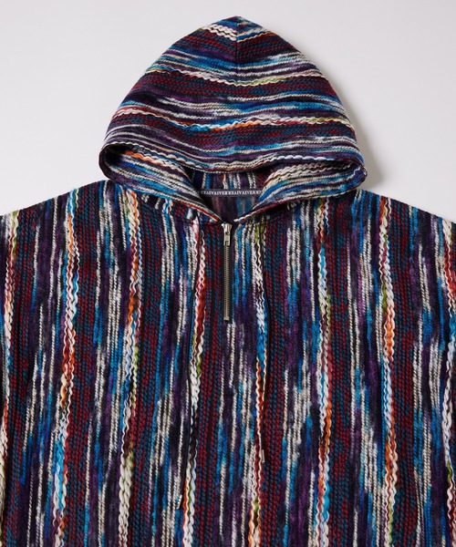 「AIVER」 プルオーバーパーカー LARGE ブルー メンズ_画像5