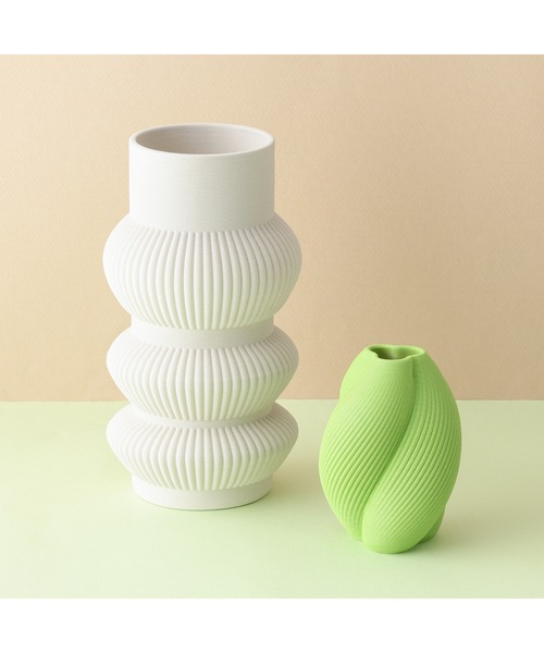 Francfranc（フランフラン） 花瓶 セラミック 3D フラワーベース S