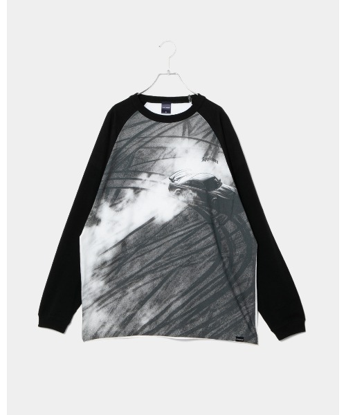 APPLEBUM（アップルバム） tシャツ “Drift Marks” Raglan L/S T-shirt