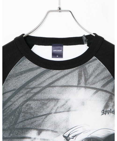 APPLEBUM（アップルバム） tシャツ “Drift Marks” Raglan L/S T-shirt