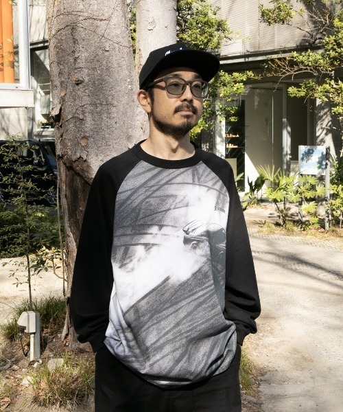 APPLEBUM（アップルバム） tシャツ “Drift Marks” Raglan L/S T-shirt